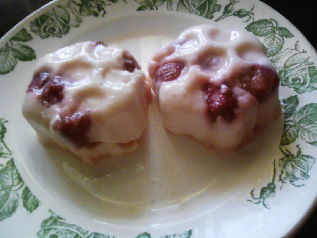 Желе с клубникой