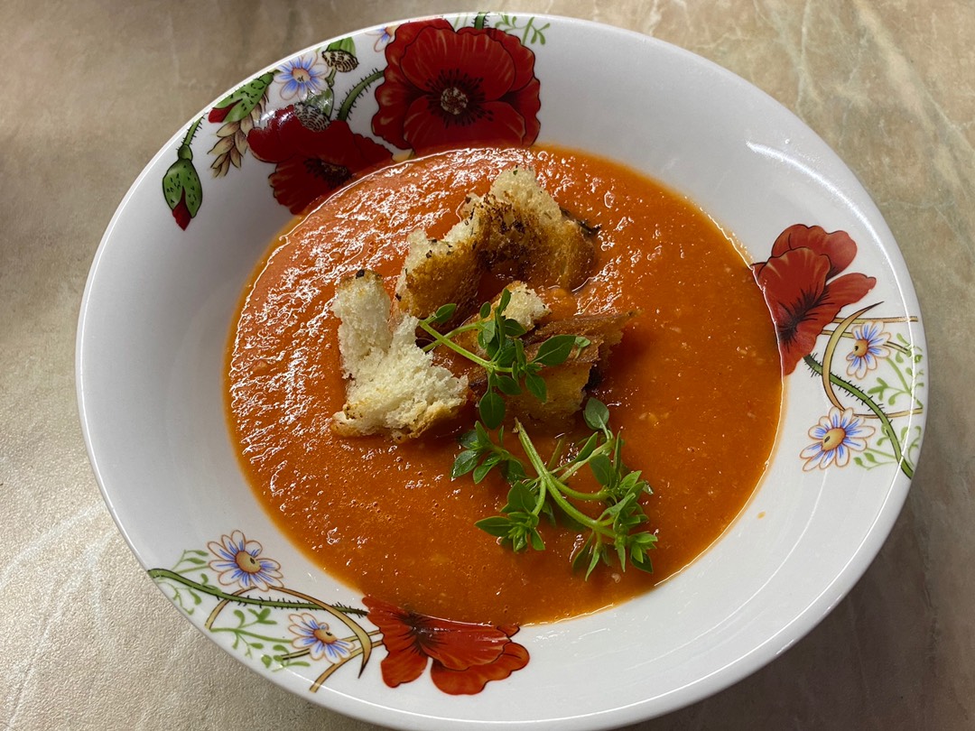 Густой томатный суп: пошаговый рецепт