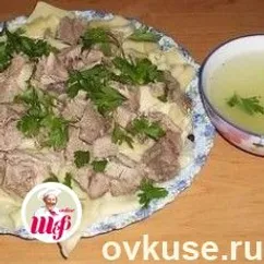 Бешбармак из куры оч.вкусно