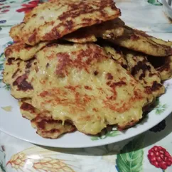 Драники с сыром и беконом