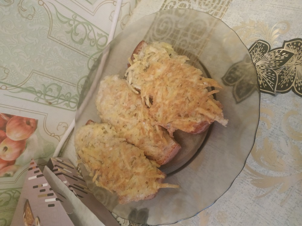 Гренки с картофелем