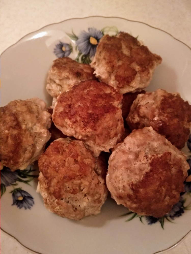 Вкусные котлетки с овсянкой