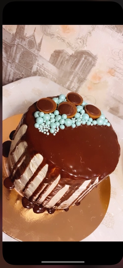 Шоколадный торт с кокосом 🎂