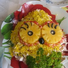 Салат "Сова"