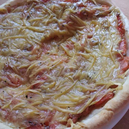 Веганская пицца со слоёным тестом