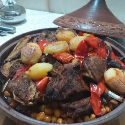 Мясо по-мароккански в тажине