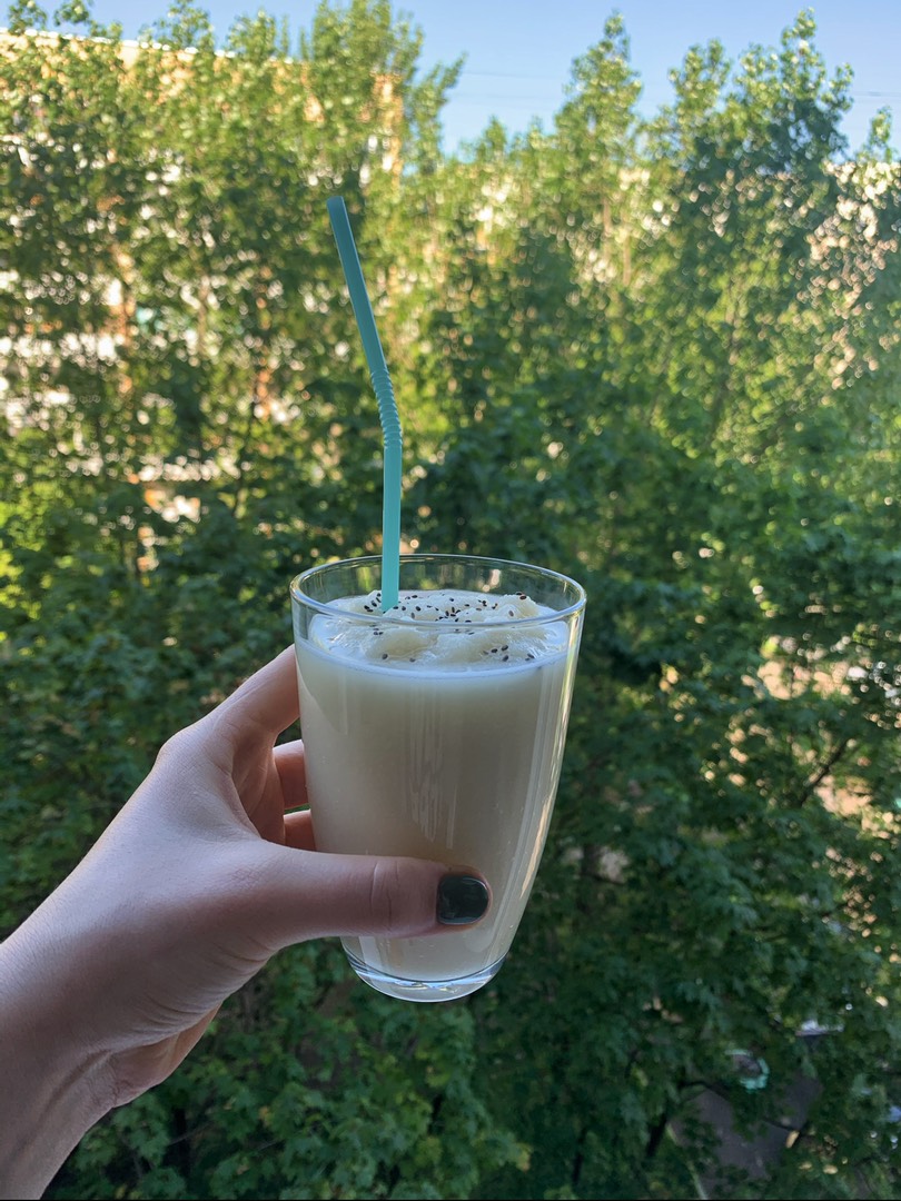 Грушёвый смузи 🍐 на рисовом молоке🥛