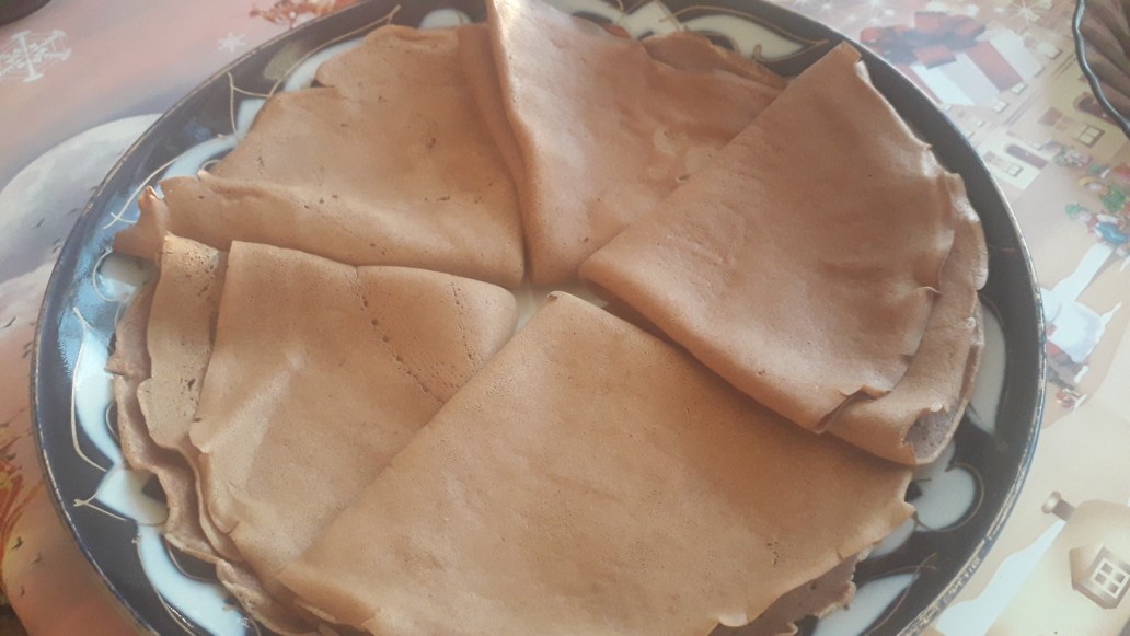Блины с какао