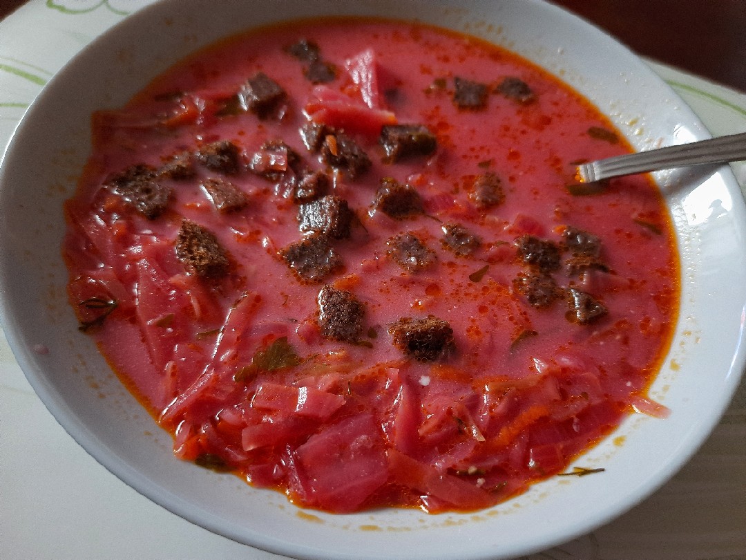 Борщ без мяса