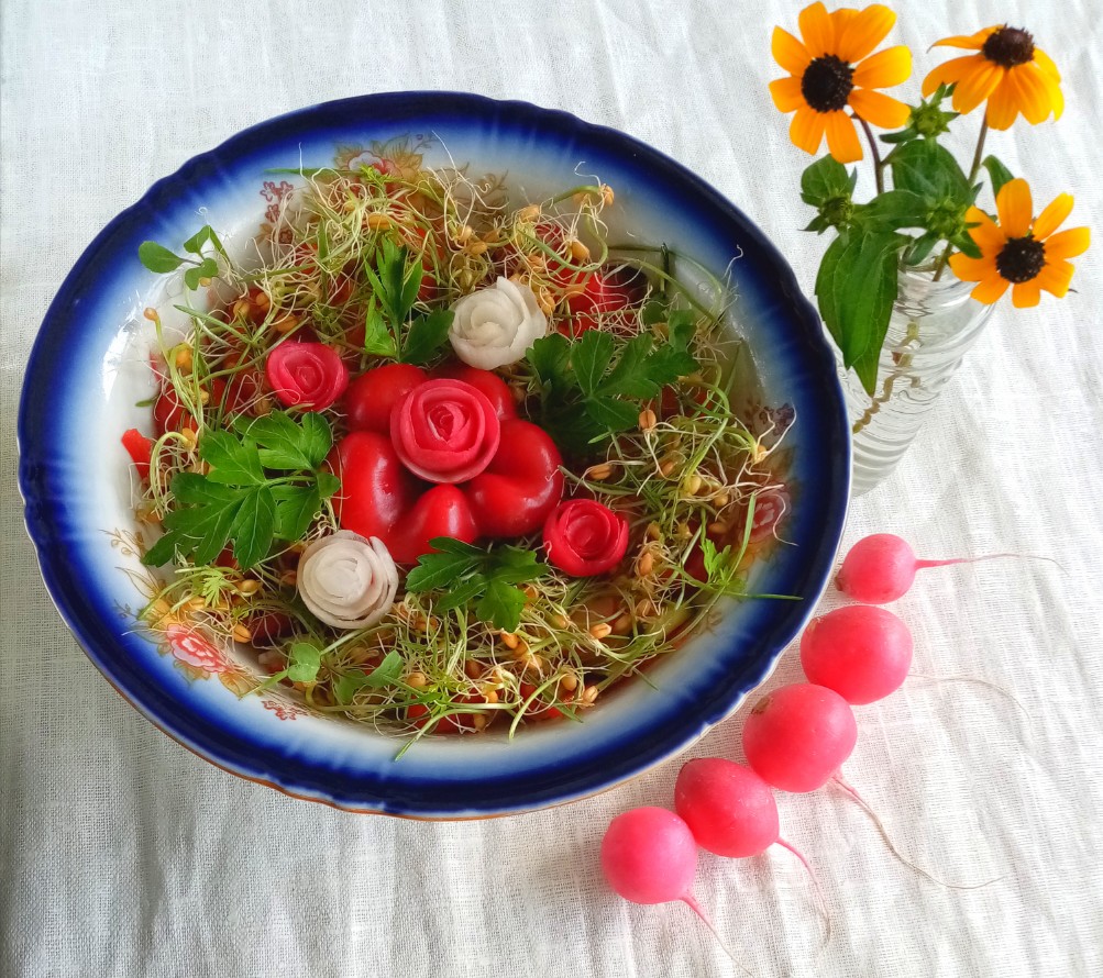 🥗ПП салат с проростками пшеницы