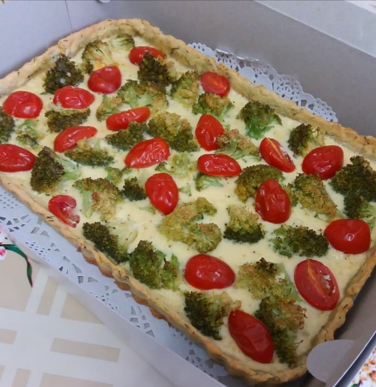 Киш с брокколи