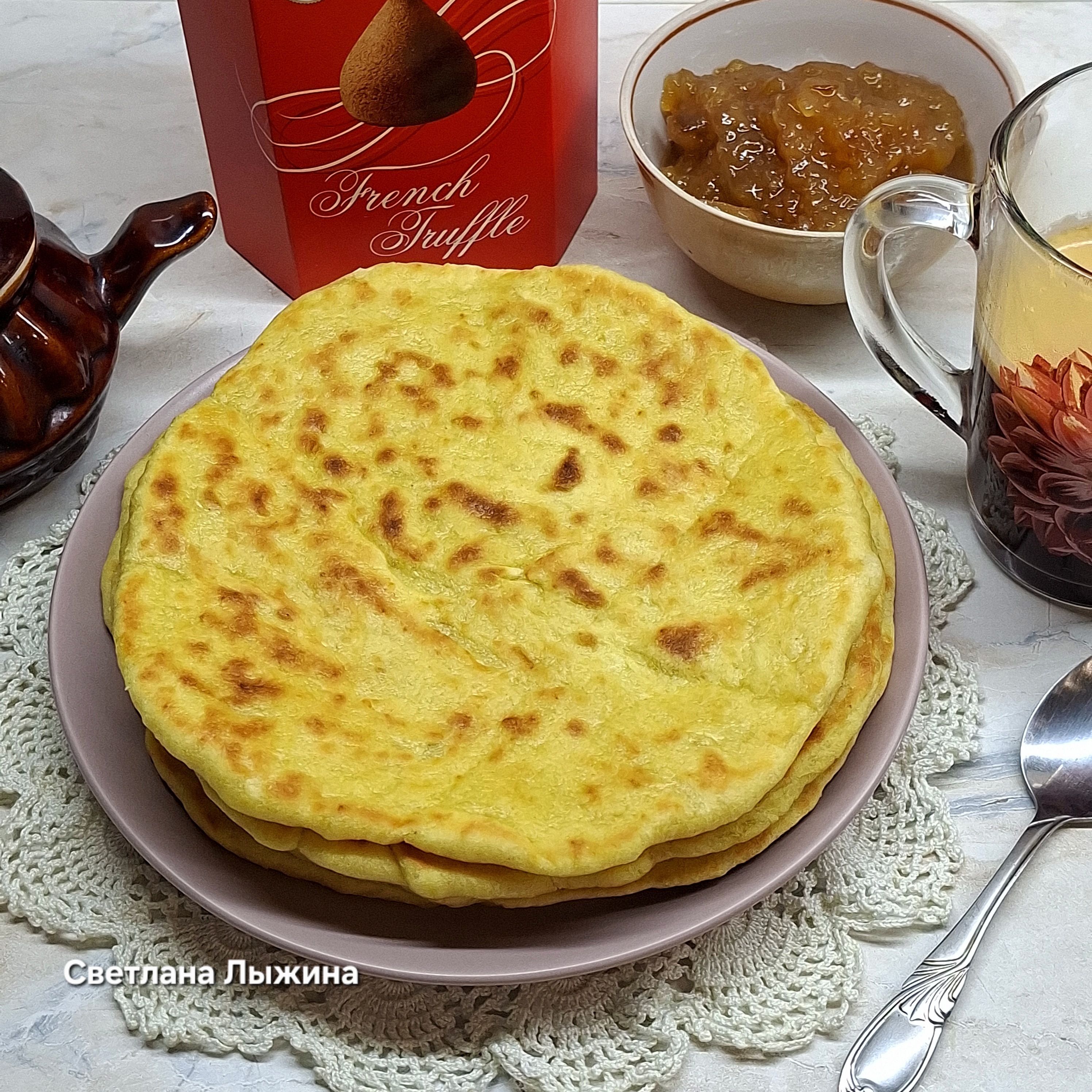 Домашние лепёшки на кефире 