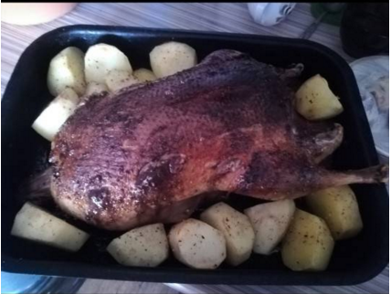 утка тушеная с картошкой в духовке пошаговый рецепт с фото | Дзен