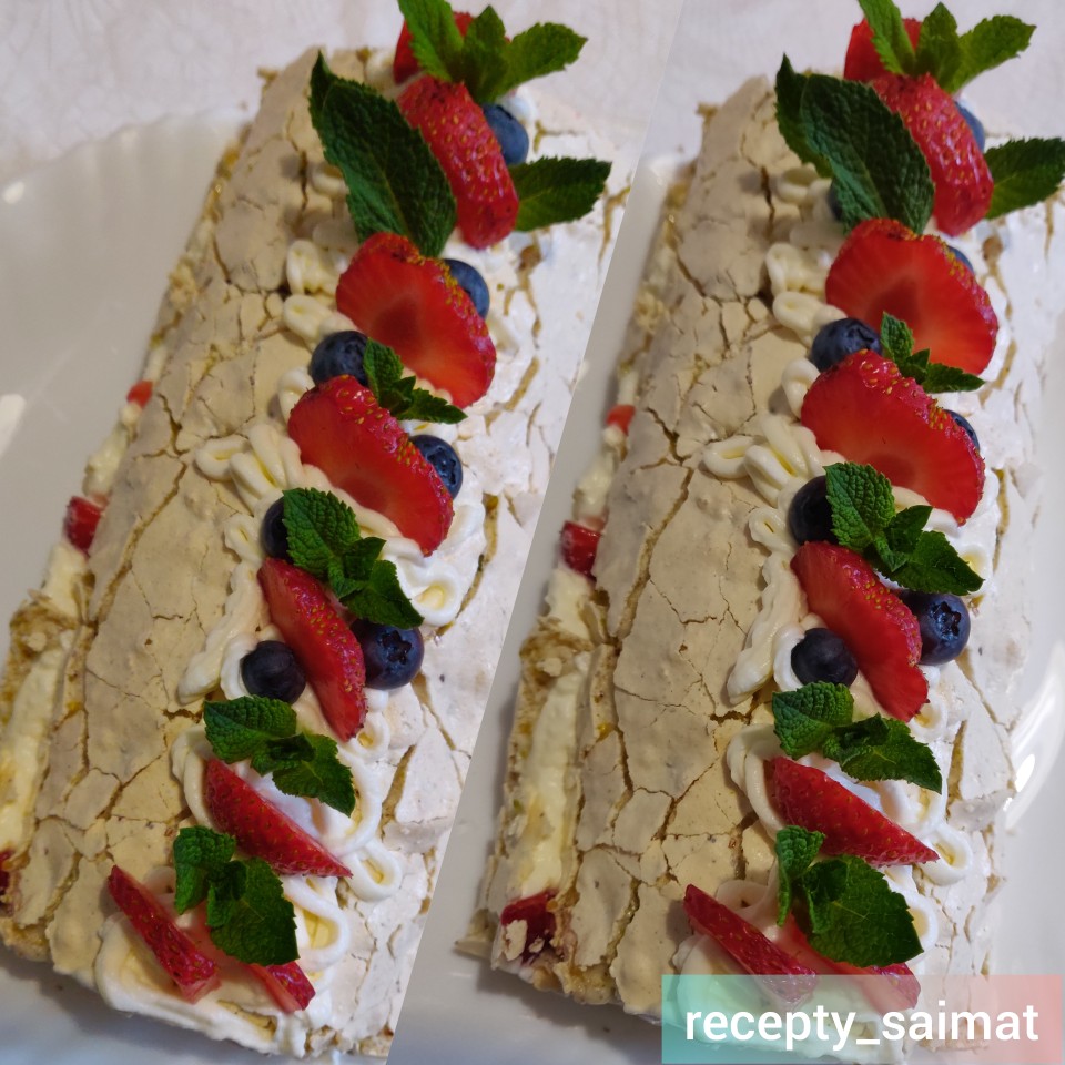 Меренговый рулет