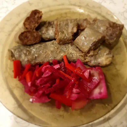 Домашняя кавказская колбаса 'Кыйма'
