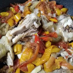 Курица с овощами