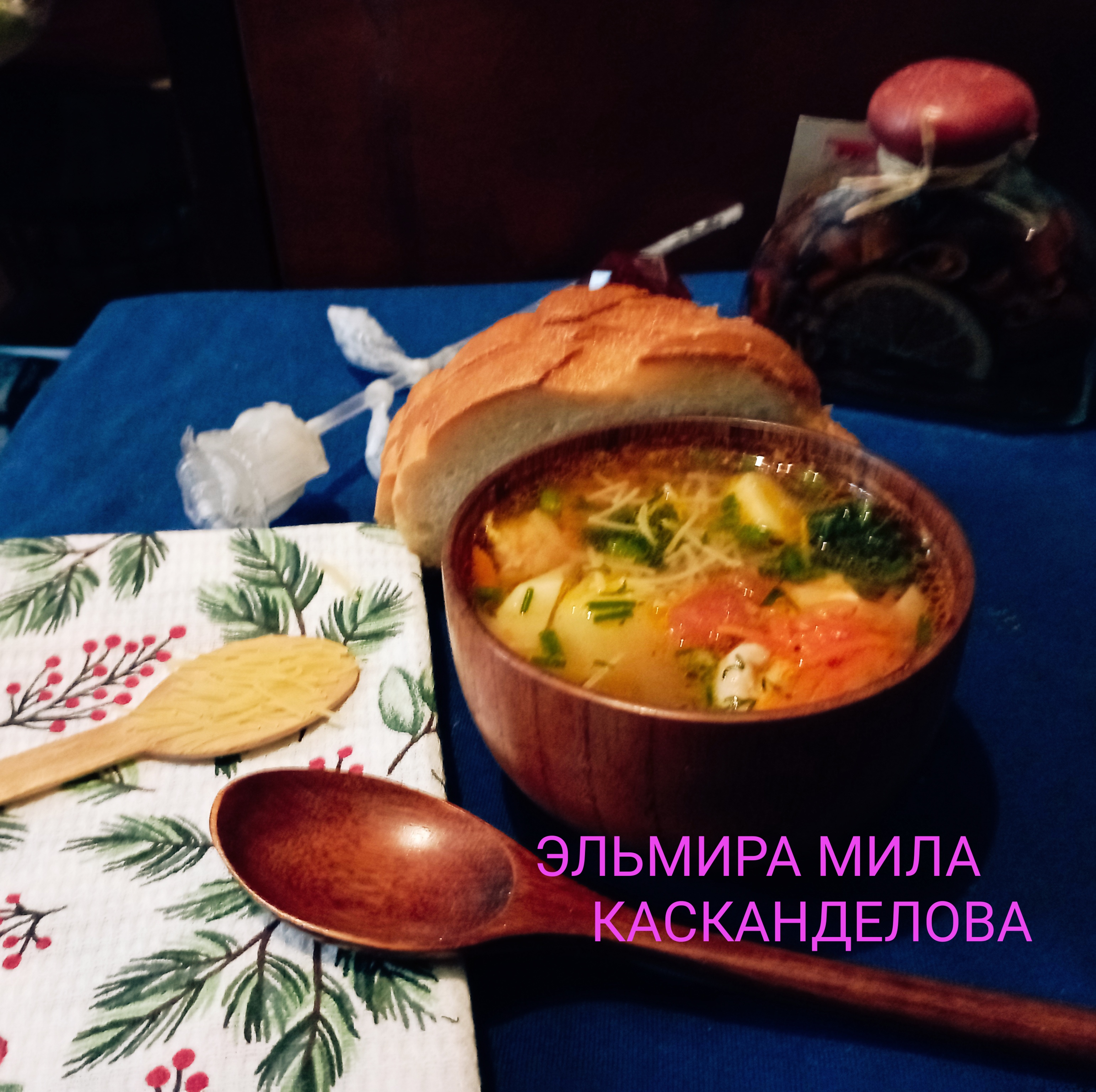 Вермишелевый суп с курицей 
