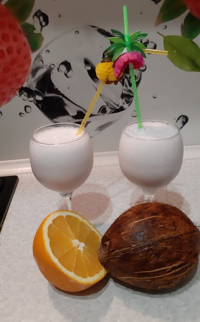 🍓🥥🍊Молочный коктейль