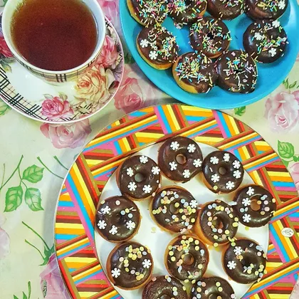 Пончики без обжарки в масле!🍩🍩🍩🤩🤩🤩