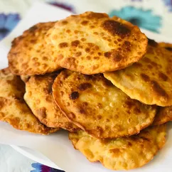 Пирожки-лепёшки с начинкой 🥔🍖