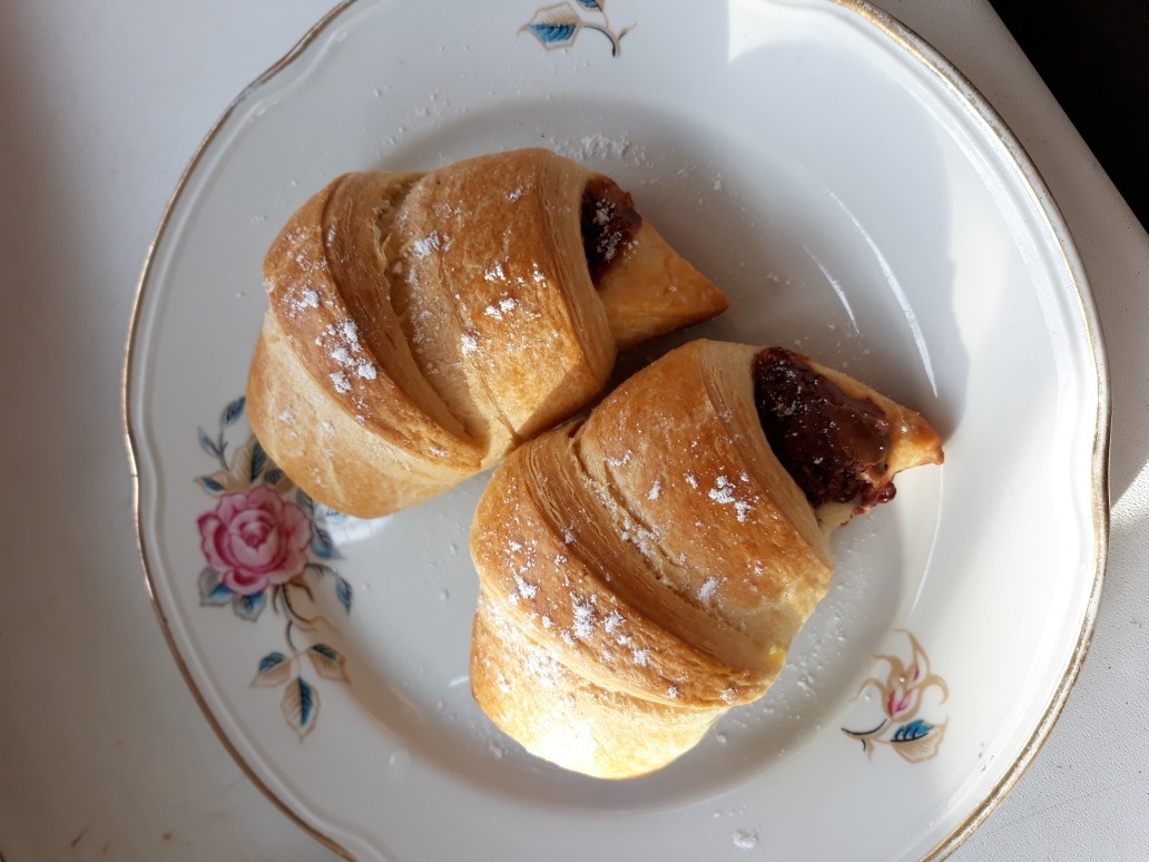 Круассаны🥐 из слоеного теста😋👍