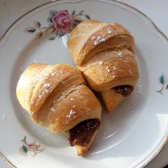 Круассаны🥐 из слоеного теста😋👍