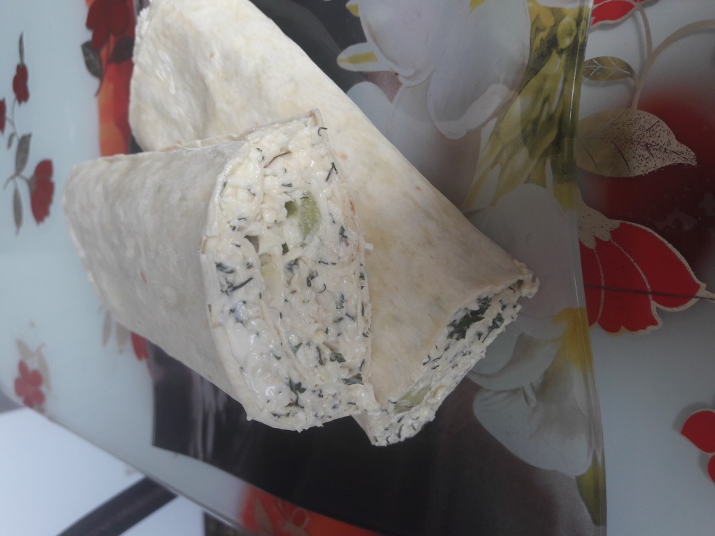 Рулет из лаваша 🥚🧀🥝🌯