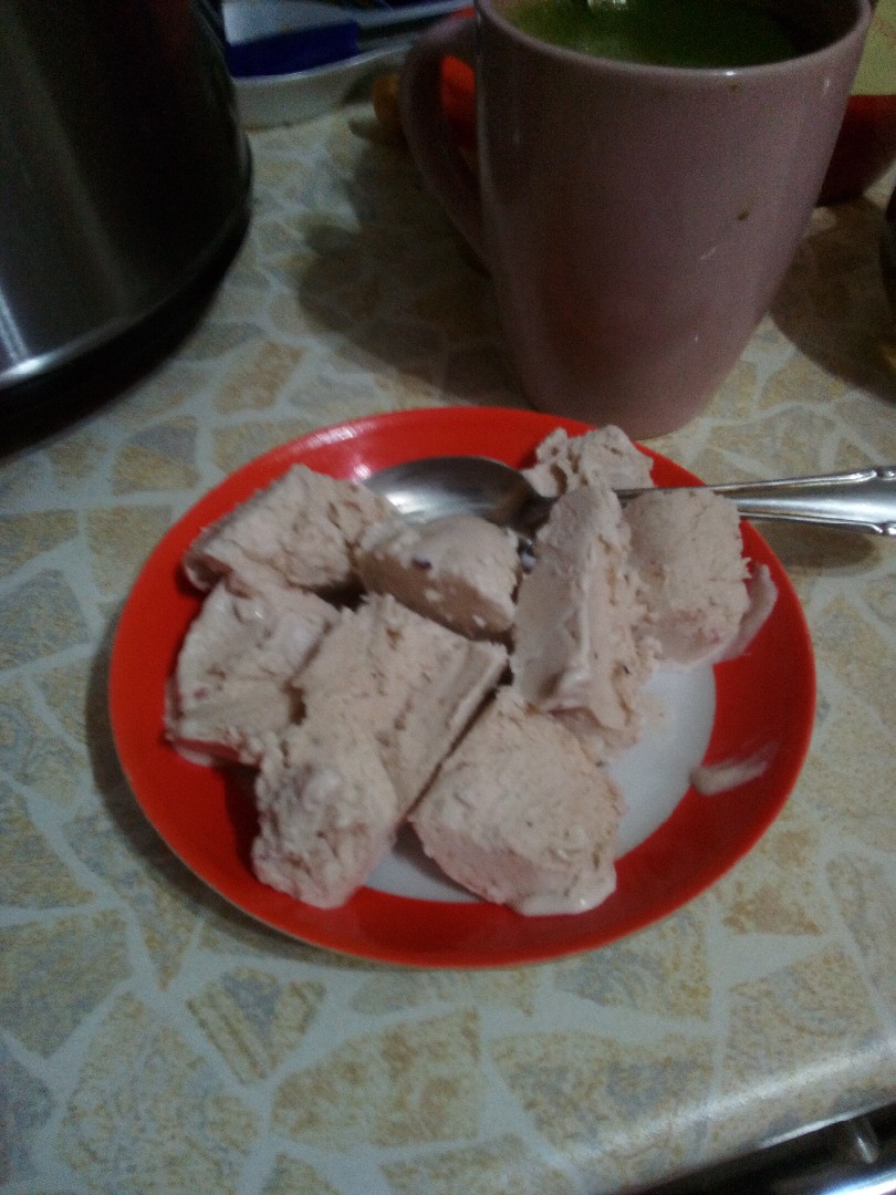 Бананово-сливочное мороженое