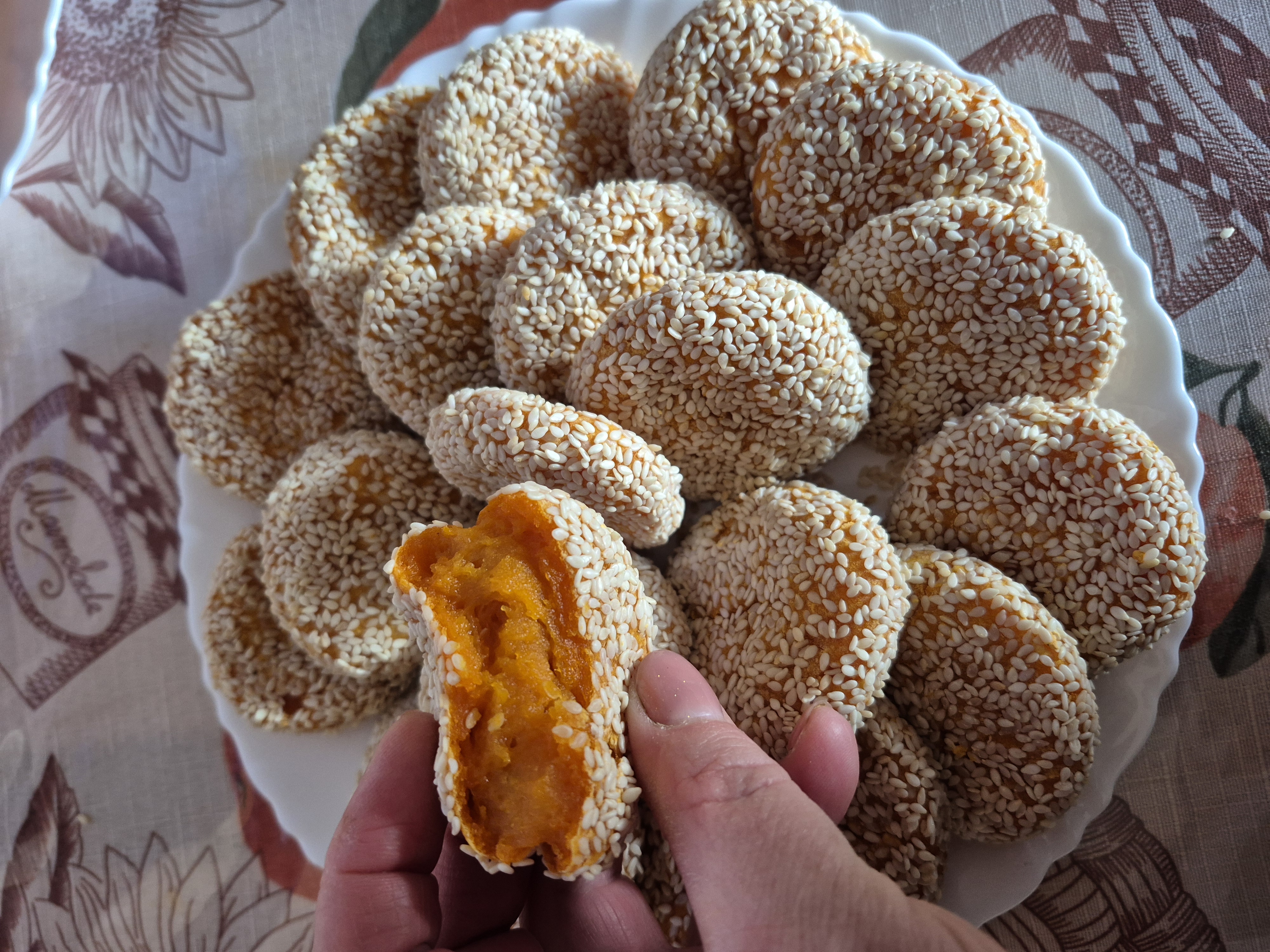 Печенье из тыквы  и рисовой муки