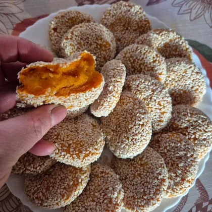 Печенье из тыквы  и рисовой муки