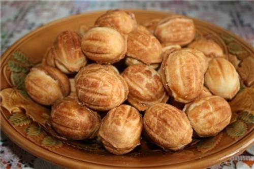 Десерт «Орешки со сгущенкой», пошаговый рецепт с фото на ккал