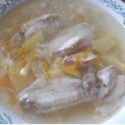 Суп с куриными крылышками