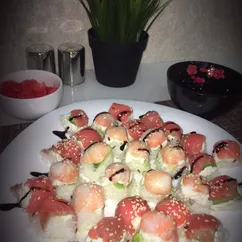 Домашние суши в формочках для льда 🍣