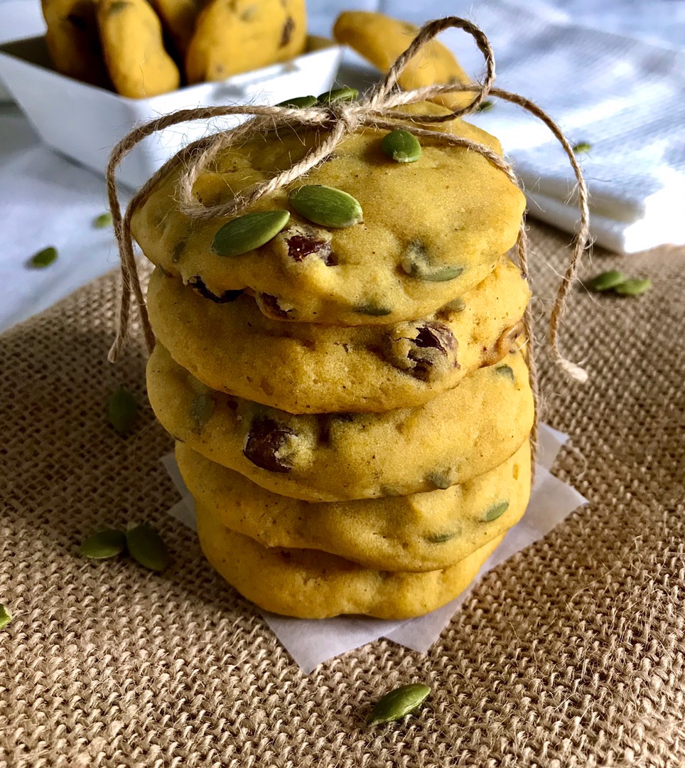 Тыквенное печенье🎃🍪(пп, vegan 🌱, gluten free)