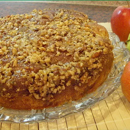 Яблочный пирог по рецепту израильского кулинара Шулы Модан