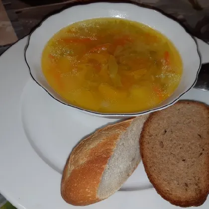 Обалденный овощной суп с кускусом