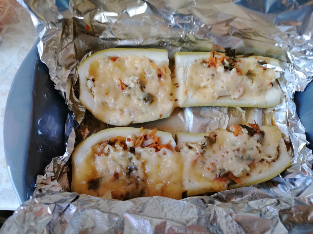Запеченный кабачок