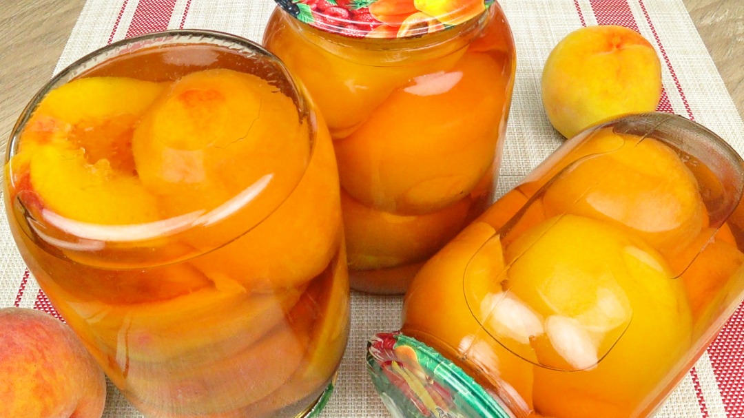 Персики в сиропе | Peaches in syrup