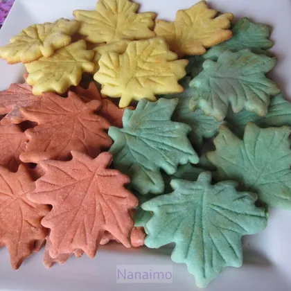 Печенье 'Осенние листья' (авторский рецепт)