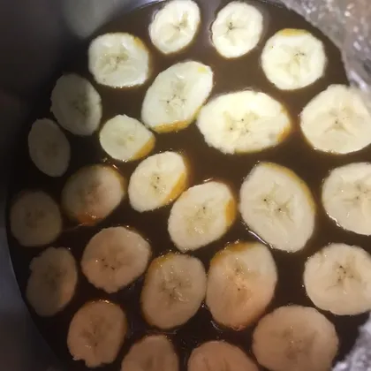 Карамельная прослойка для торта с бананом