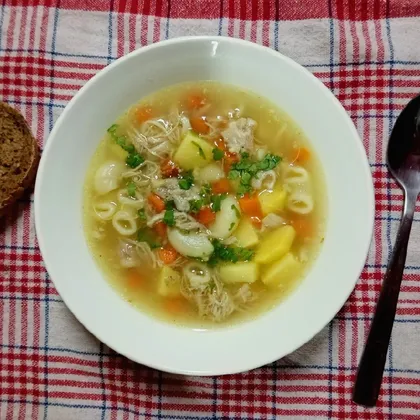 Суп с тушенкой и макаронами