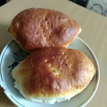 Пирожки с луком и яйцом (дрожжевое тесто)