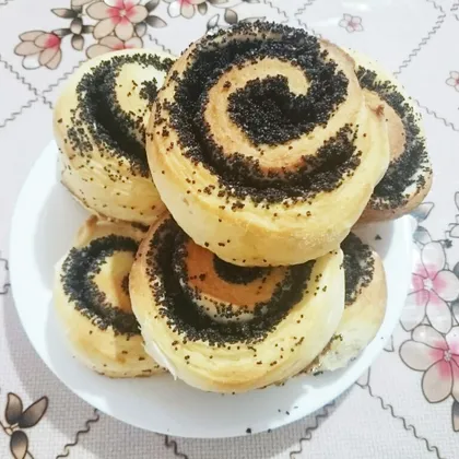 Булочки с маком