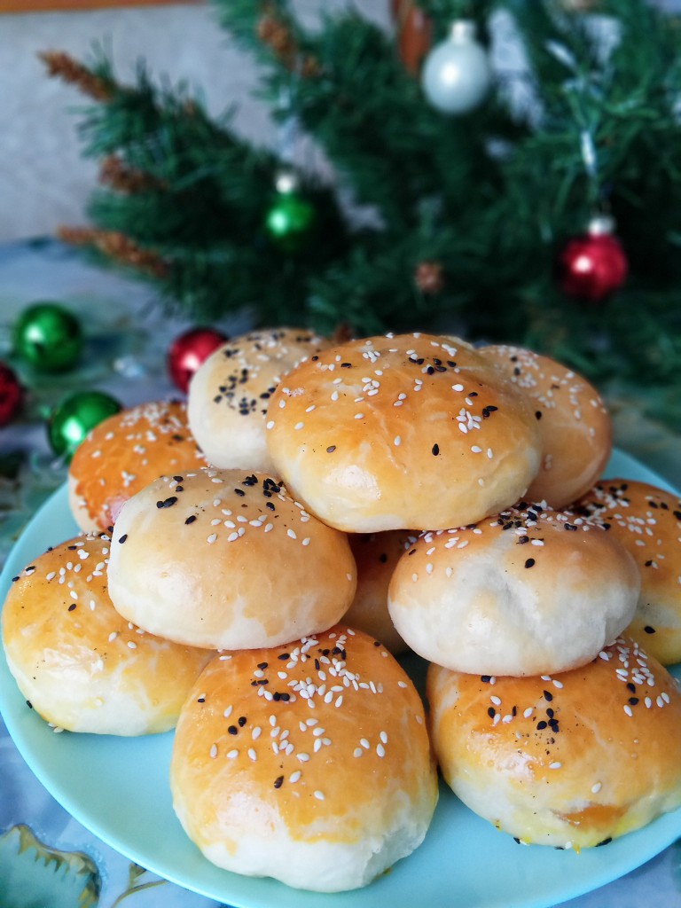 Пышки с джемом