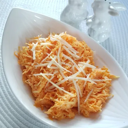 Салат выручалочка "Морковный с сыром"