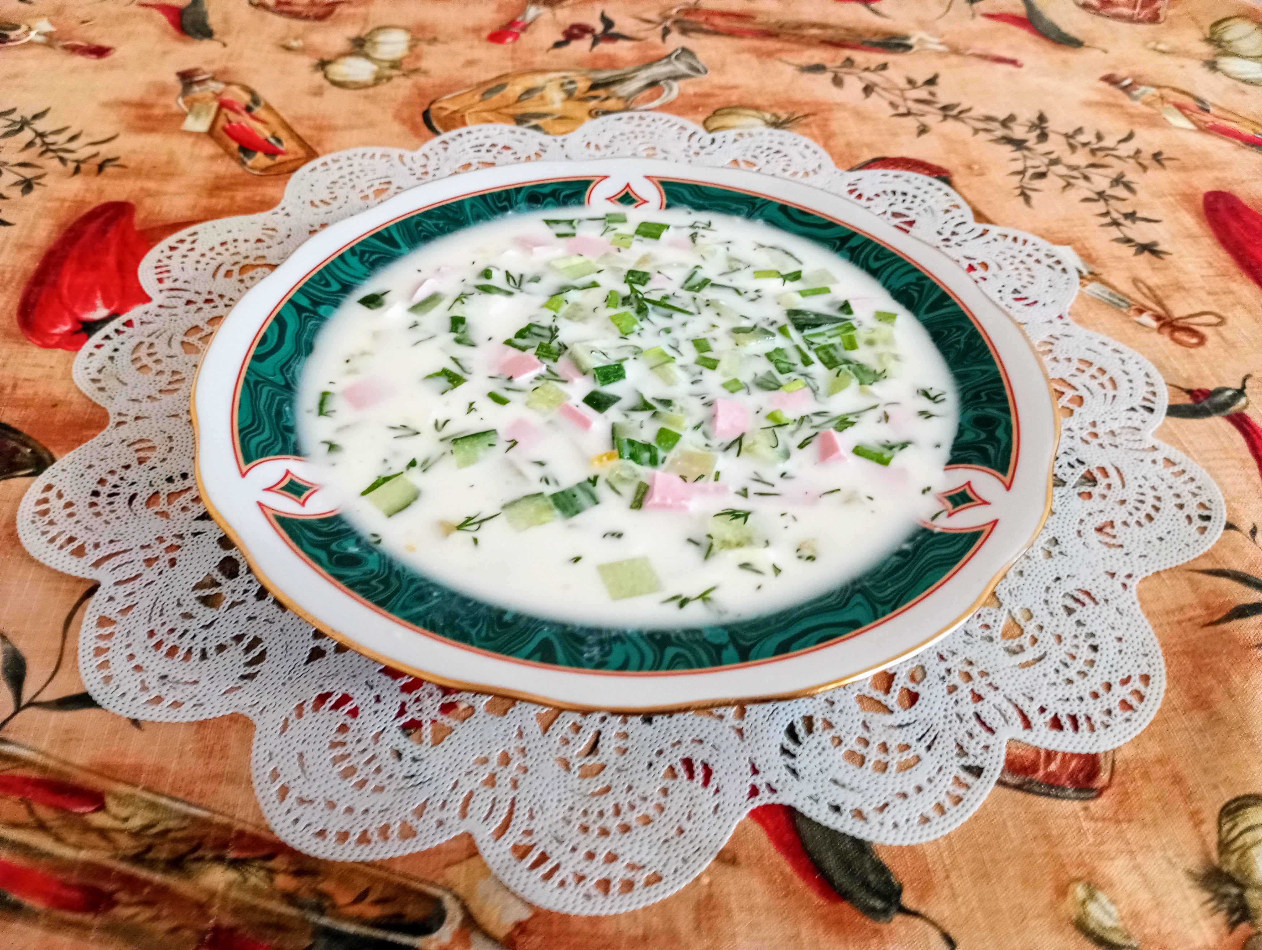 Окрошка на  айране