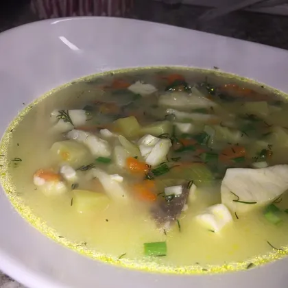 Сырный суп из тилапии