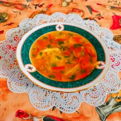 Суп с курицей и вермишелью