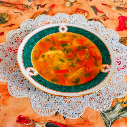 Суп с курицей и вермишелью