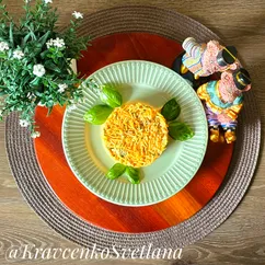 Морковь с майонезом и чесноком